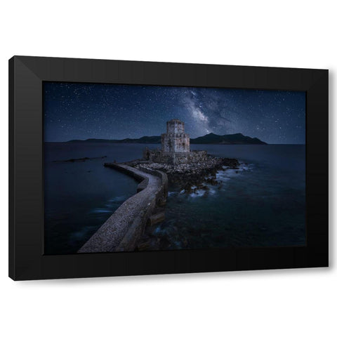 Remains Of The Past Black Modern Wood Framed Art Print by Kaddas, Chris