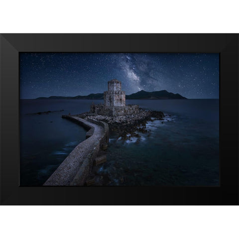 Remains Of The Past Black Modern Wood Framed Art Print by Kaddas, Chris