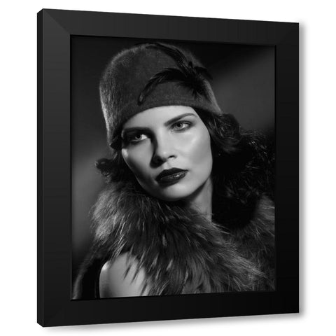 Kata Black Modern Wood Framed Art Print with Double Matting by Kanovits, Gabor