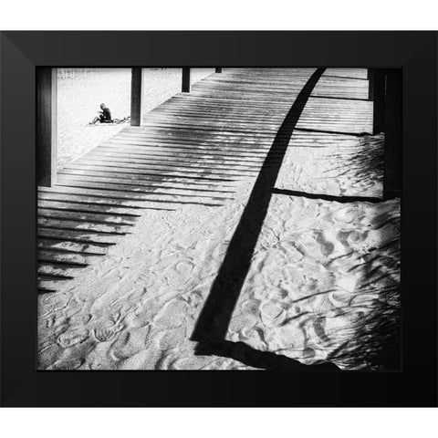 Back In Your Box Black Modern Wood Framed Art Print by Mexia, Laura