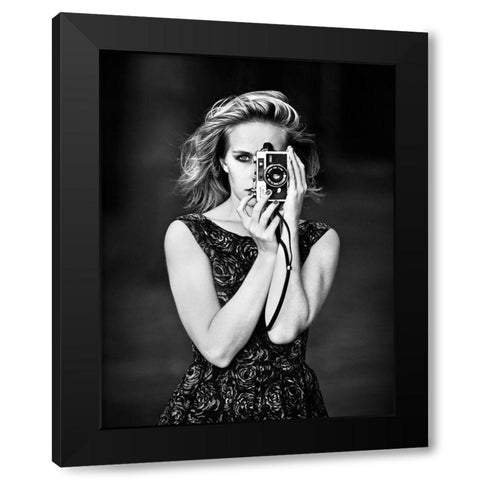 Photography Black Modern Wood Framed Art Print with Double Matting by Hur, Lars
