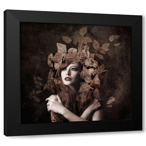 Artemis, Daughter Of Zeus Black Modern Wood Framed Art Print with Double Matting by Besari, Faizal