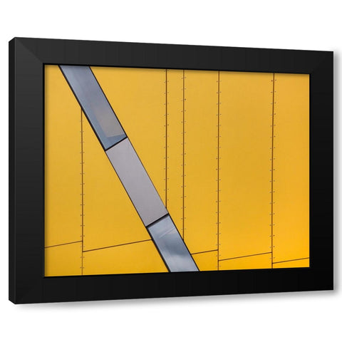Angle Black Modern Wood Framed Art Print by Hammer, Jacqueline