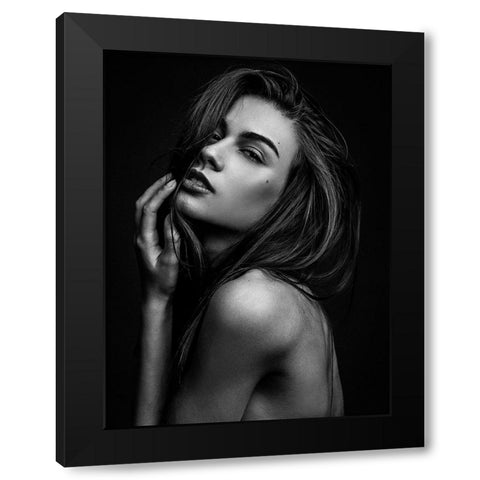 Natural Beauty Black Modern Wood Framed Art Print by Krystynek MQEP, Martin
