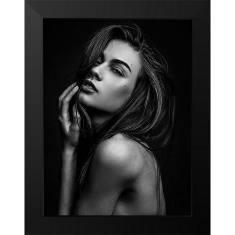 Natural Beauty Black Modern Wood Framed Art Print by Krystynek MQEP, Martin