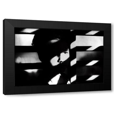 Teen Soul Black Modern Wood Framed Art Print with Double Matting by Dan, Bez