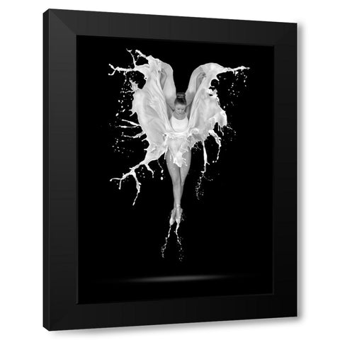 Creme De Le Creme Black Modern Wood Framed Art Print with Double Matting by Pentony MA, Pauline