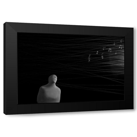 Qcocoonq Black Modern Wood Framed Art Print with Double Matting by Zahirimehr, Maryam
