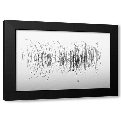 Graphic Black Modern Wood Framed Art Print with Double Matting by Pettersson, Benny