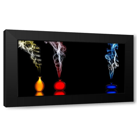 Individuality Black Modern Wood Framed Art Print with Double Matting by Doyle, Renee