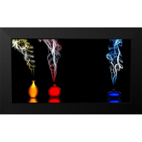Individuality Black Modern Wood Framed Art Print by Doyle, Renee