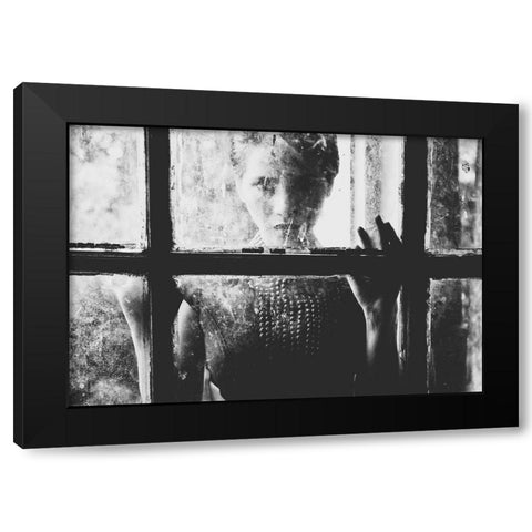 Trapped Black Modern Wood Framed Art Print with Double Matting by Fauzi Nurulhamzah, Akhmad