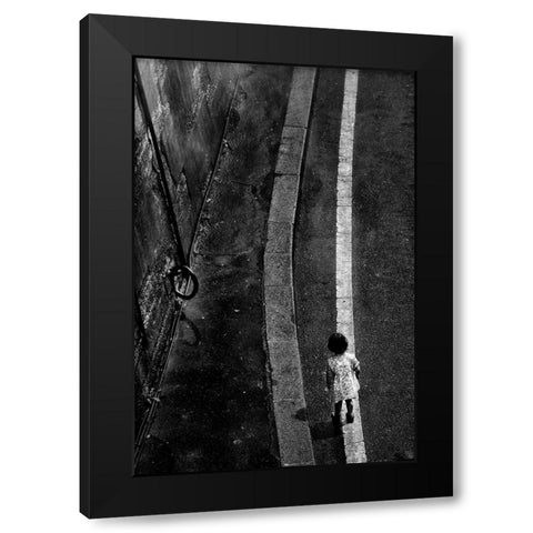 Lost Black Modern Wood Framed Art Print by Drigny, Eric