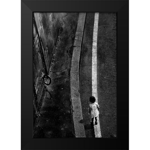 Lost Black Modern Wood Framed Art Print by Drigny, Eric