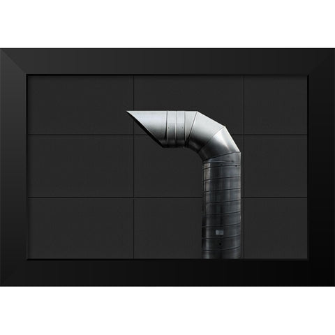 Blow Out Black Modern Wood Framed Art Print by Eisele, Stefan