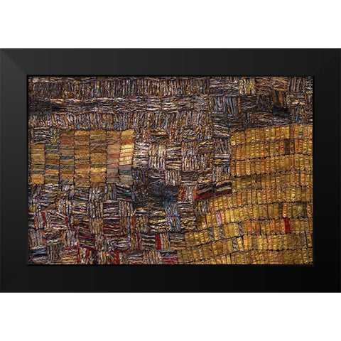 Lacma Black Modern Wood Framed Art Print by L, Christophe