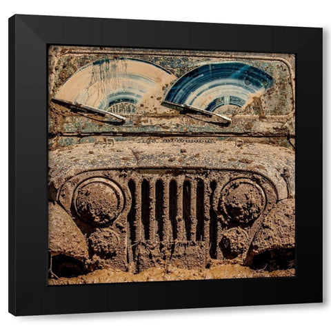 After The Mudbog Black Modern Wood Framed Art Print by Heiser, Jay