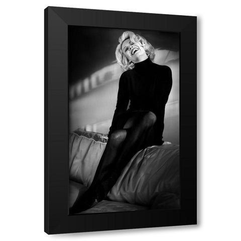 My Day With Marilyn .... Black Modern Wood Framed Art Print with Double Matting by Peter Muller Photography