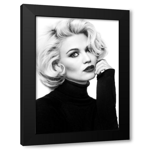 My Day With Marilyn... Black Modern Wood Framed Art Print by Peter Muller Photography
