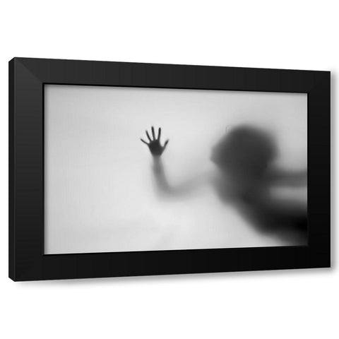 Dream Of Flying Black Modern Wood Framed Art Print with Double Matting by Seita, Milena