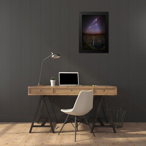 Soul Vacation Ii Black Modern Wood Framed Art Print by Harrison-Hill, Tracey