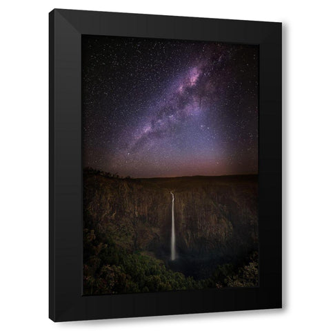 Soul Vacation Ii Black Modern Wood Framed Art Print by Harrison-Hill, Tracey