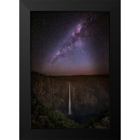 Soul Vacation Ii Black Modern Wood Framed Art Print by Harrison-Hill, Tracey