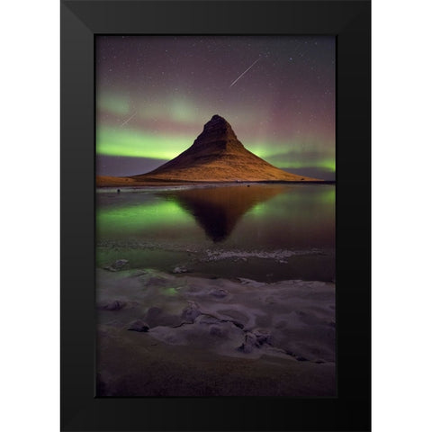Portrait Of The Geminids Black Modern Wood Framed Art Print by Eaglesfield, Philip