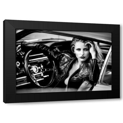 Waiting For My Company To Leave... Black Modern Wood Framed Art Print with Double Matting by Peter Muller Photography