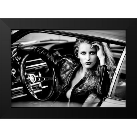Waiting For My Company To Leave... Black Modern Wood Framed Art Print by Peter Muller Photography