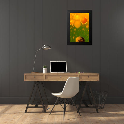 Spring Fantasy Black Modern Wood Framed Art Print by Bosogea-Tudor, Ileana