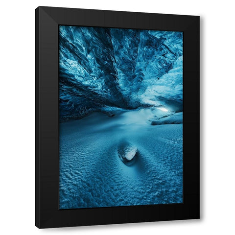 Crystal Cave I Black Modern Wood Framed Art Print with Double Matting by Pablo de, Juan