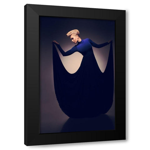 Untitled Black Modern Wood Framed Art Print by NJmerik
