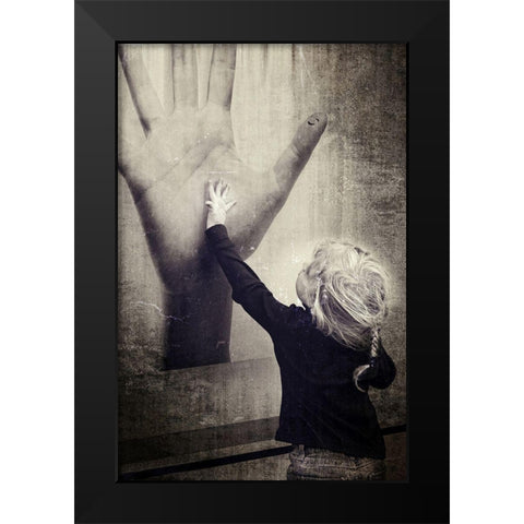 Untitled Black Modern Wood Framed Art Print by Everest, Marta
