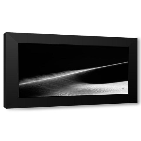 Desert Lines Black Modern Wood Framed Art Print with Double Matting by Waddah, Ahmed