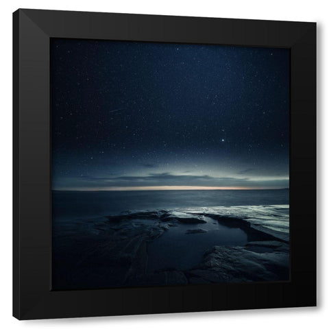 Untitled Black Modern Wood Framed Art Print by Suutari, Mika