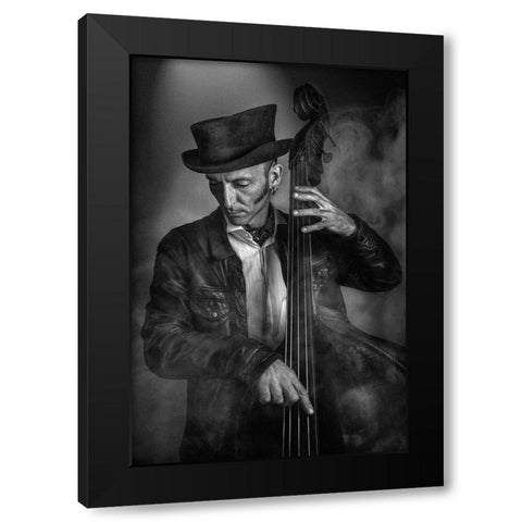 Jules 2 Black Modern Wood Framed Art Print by Leyland, David