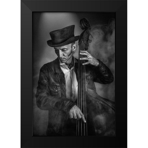 Jules 2 Black Modern Wood Framed Art Print by Leyland, David
