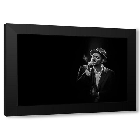 Ben Loncle Soul Black Modern Wood Framed Art Print with Double Matting by L, Christophe