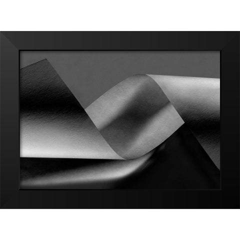 Wound Black Modern Wood Framed Art Print by Kerber, Jutta