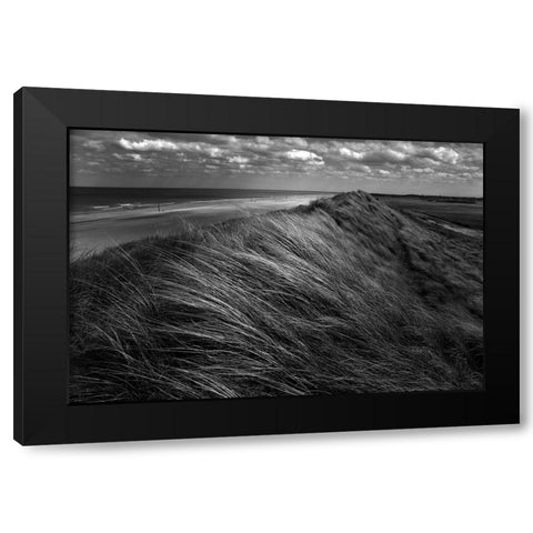 Dunes Hair. Black Modern Wood Framed Art Print by Pardo, Katarzyna