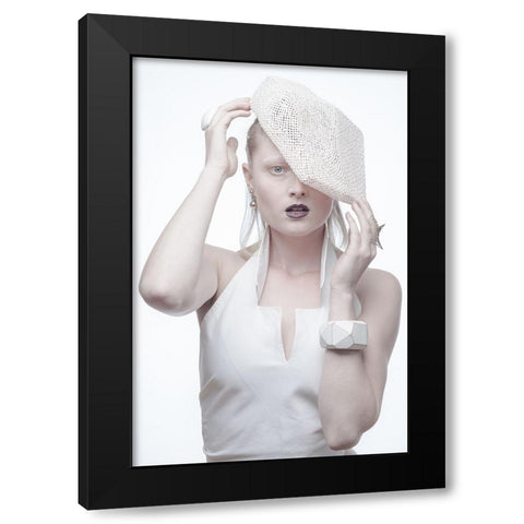 In The White Room Black Modern Wood Framed Art Print by Nieuwerf, Bartjan