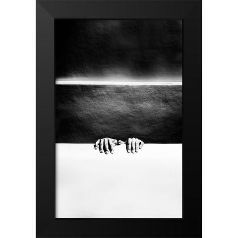 Untitled Black Modern Wood Framed Art Print by Davizosco