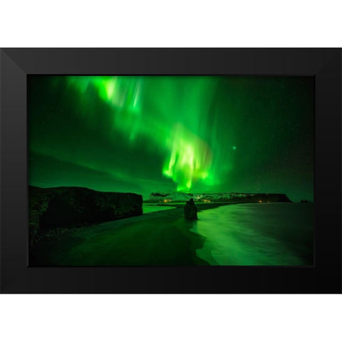 Sensual Dance Black Modern Wood Framed Art Print by Martin Castan, David