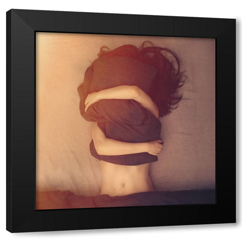 Sunday Morning Mood Black Modern Wood Framed Art Print with Double Matting by Bohm, Lukas