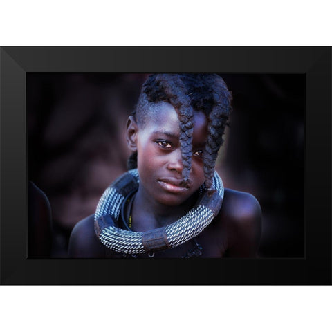 The Beauty Within Black Modern Wood Framed Art Print by Cole, Trevor
