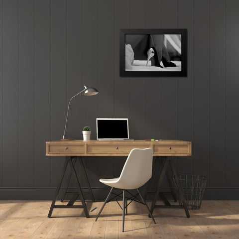 Moscova Black Modern Wood Framed Art Print by Schottstaedt, Erik
