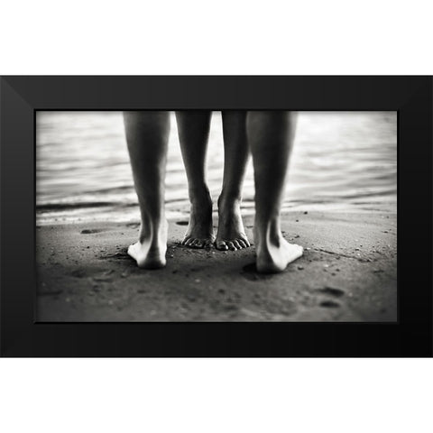 *** Black Modern Wood Framed Art Print by Takh, Yulia