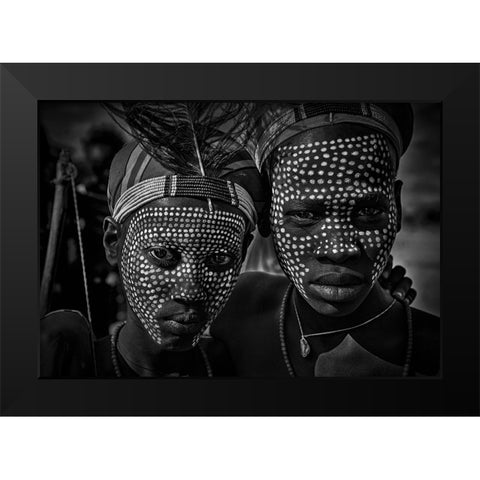 Untitled Black Modern Wood Framed Art Print by Inazio Kuesta, Joxe