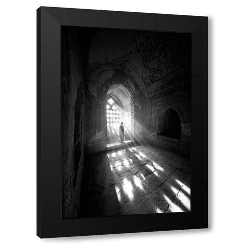 My Home Black Modern Wood Framed Art Print by Song, Gunarto